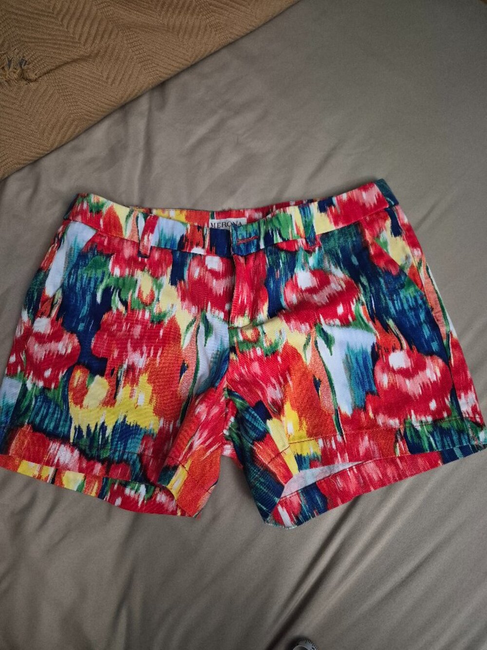 Merona artsy flower shorts